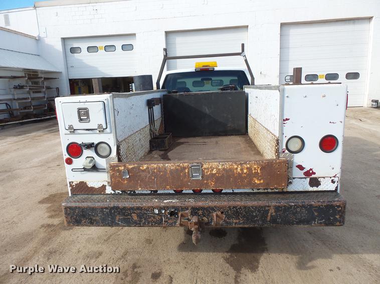 image for item DV9667 1998 GMC Sierra 2500 Ext. Cab utility bed pickup truck