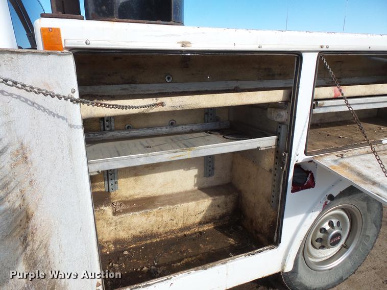 image for item DV9667 1998 GMC Sierra 2500 Ext. Cab utility bed pickup truck