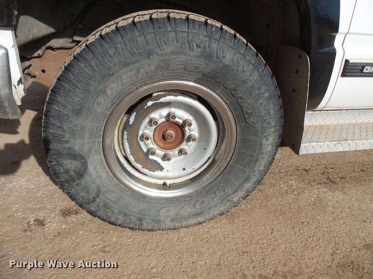 image for item DV9667 1998 GMC Sierra 2500 Ext. Cab utility bed pickup truck