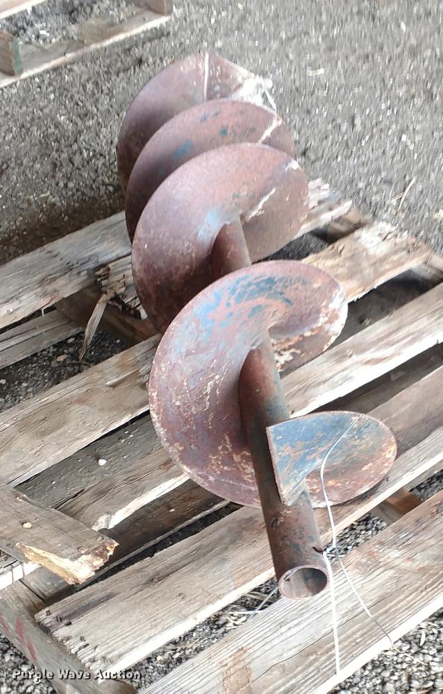 Post hole auger bit in El Dorado, KS Item EJ9510 sold Purple Wave
