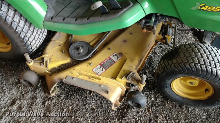 image for item EJ9515 John Deere X495 lawn mower