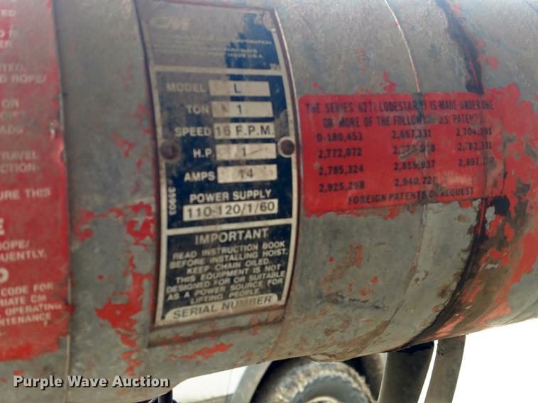 image for item EJ9529 (2) hoists