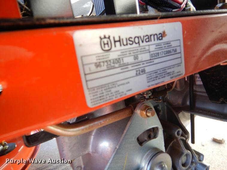 image for item EJ9829 Husqvarna Z246 lawn mower