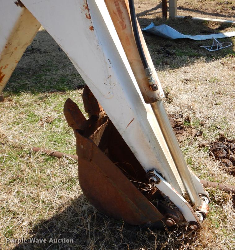 image for item EJ9836 Bobcat 709 skid steer backhoe attachment