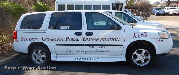 image for item EJ9860 2008 Chevrolet Uplander handicap accessible van