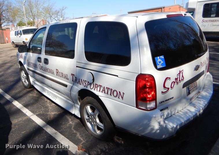 image for item EJ9860 2008 Chevrolet Uplander handicap accessible van