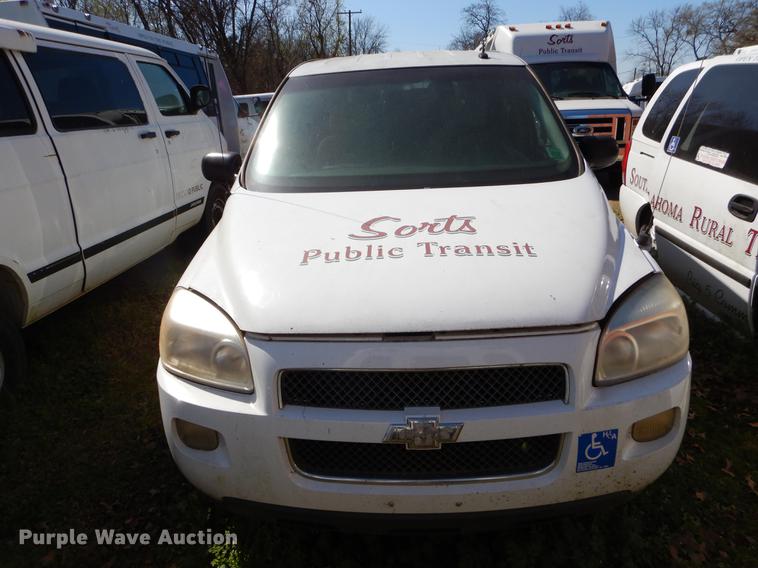 image for item EJ9865 2007 Chevrolet Uplander handicap accessible van