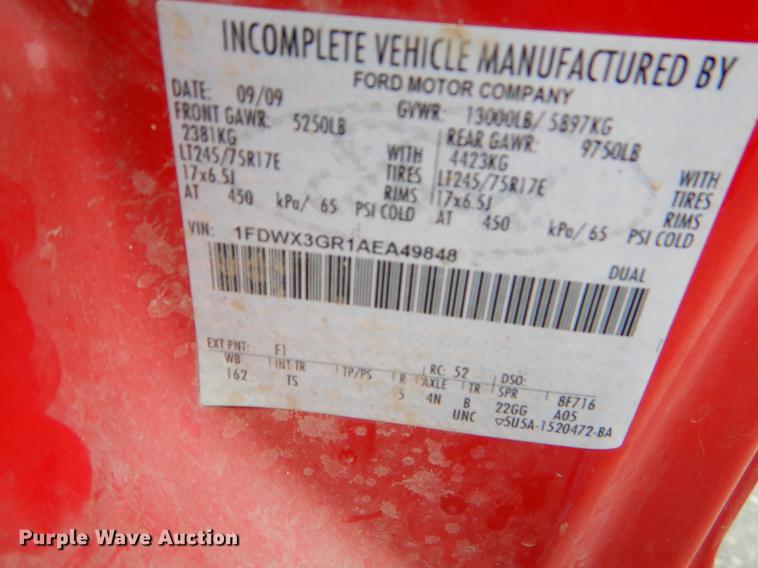 image for item EJ9977 2010 Ford F350 Super Duty XL SuperCab pickup truck