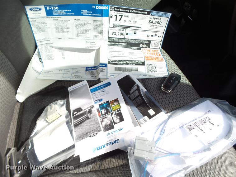 image for item EN9533 2015 Ford F150 XLT SuperCrew Cab pickup truck