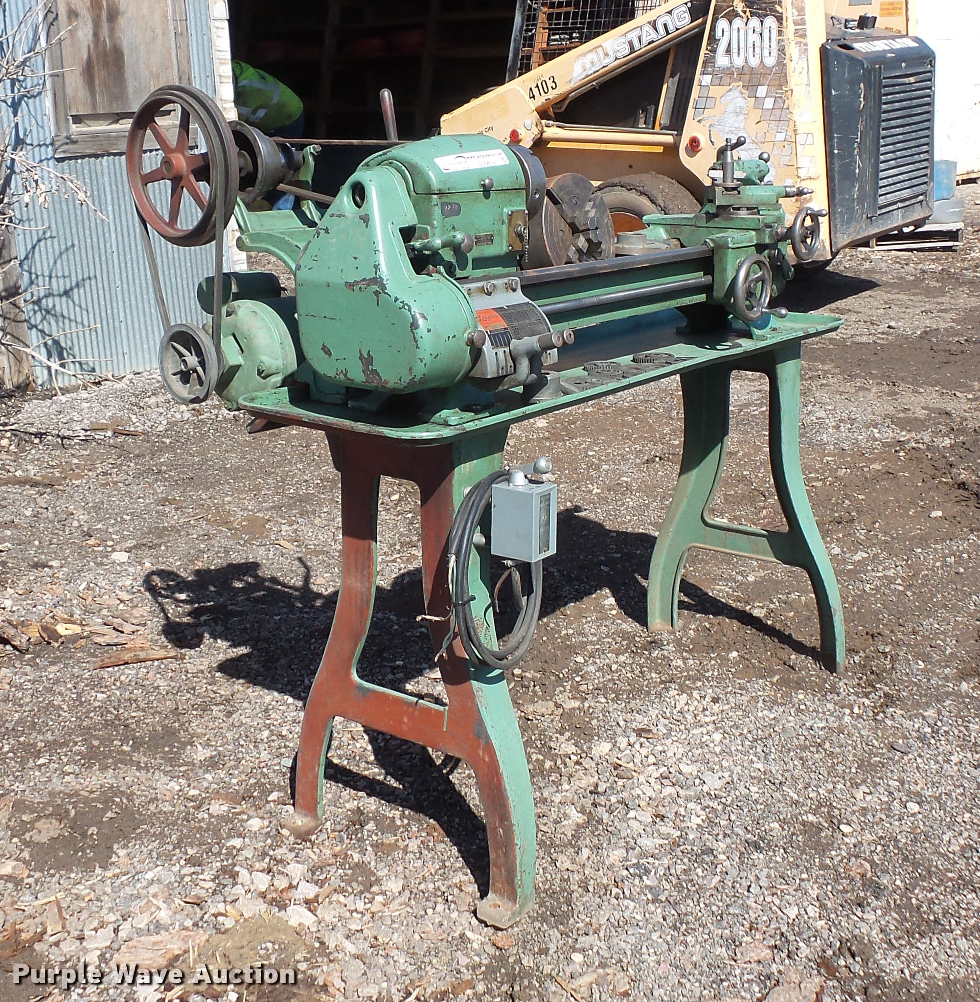 Logan metal lathe in Rapid City, SD Item DV9659 sold Purple Wave