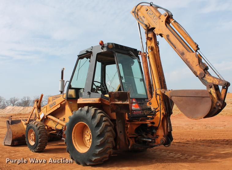 image for item DB5119 1982 Case 580D backhoe