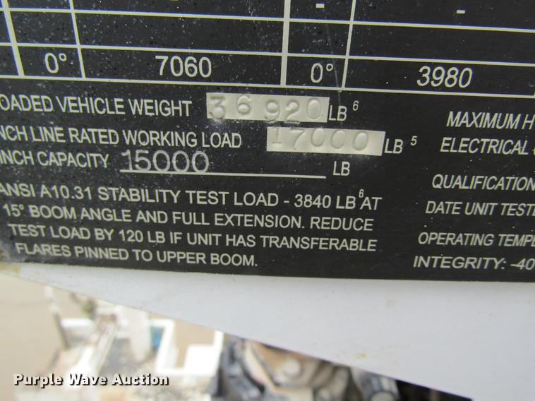 image for item DB5956 2009 International 7500 digger derrick truck