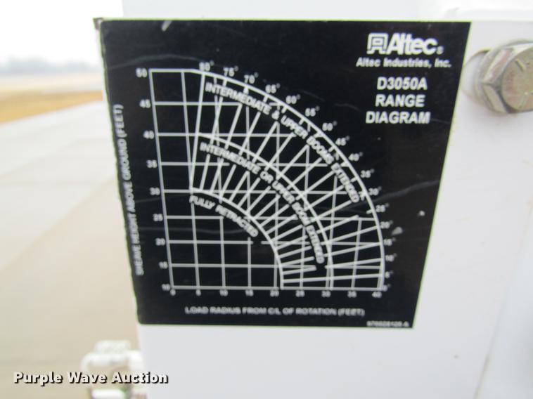 image for item DB5956 2009 International 7500 digger derrick truck