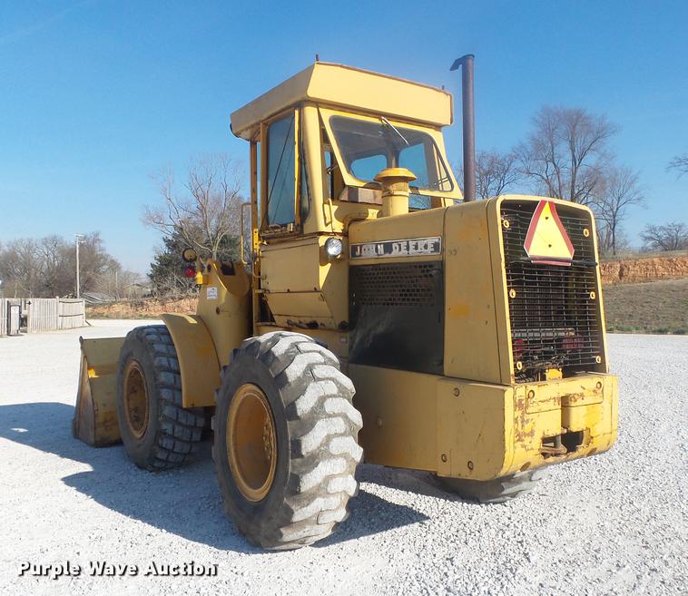 image for item DB7251 1974 John Deere 544B wheel loader