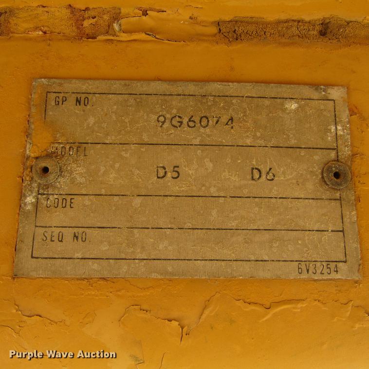 image for item DC0025 1984 Caterpillar D6D dozer