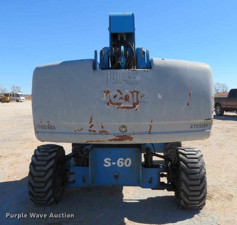 image for item DC0908 2005 Genie S60 boom lift