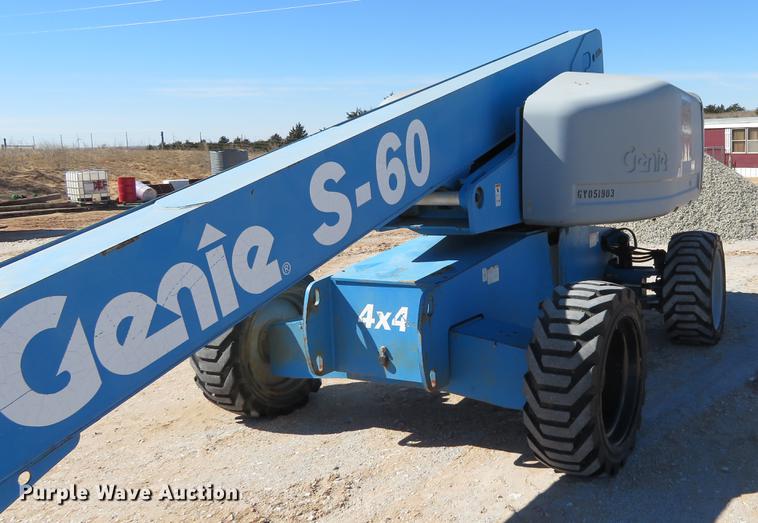 image for item DC0908 2005 Genie S60 boom lift