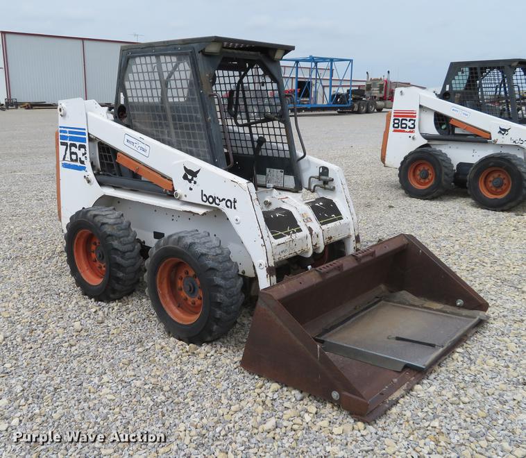 image for item DC0993 1998 Bobcat 763 skid steer