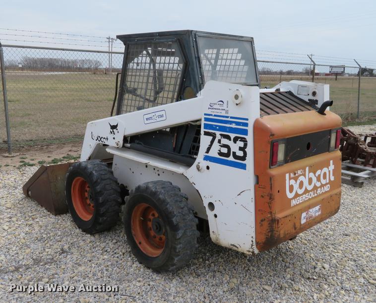 image for item DC0993 1998 Bobcat 763 skid steer