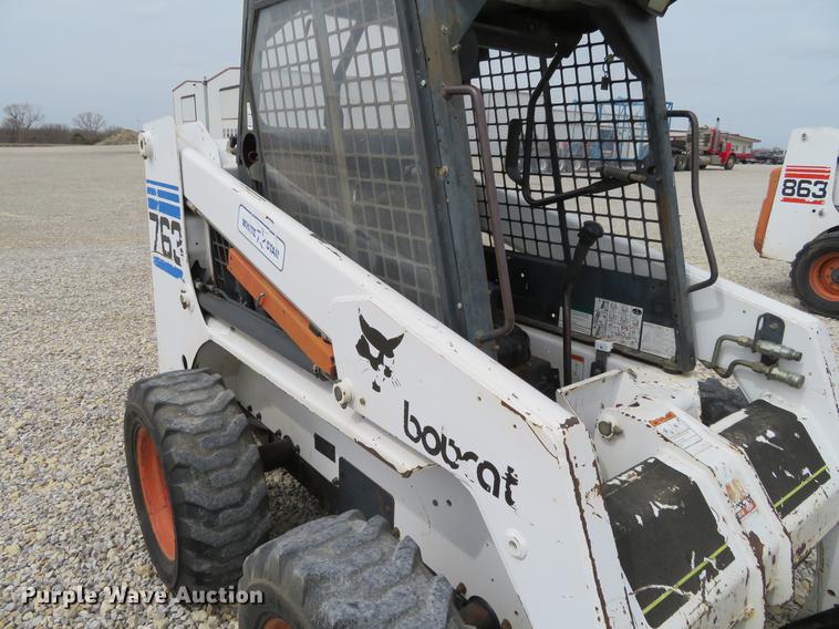 image for item DC0993 1998 Bobcat 763 skid steer