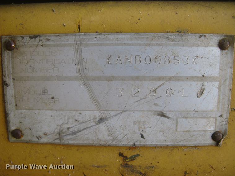 image for item DC2336 2001 Caterpillar 320CL excavator