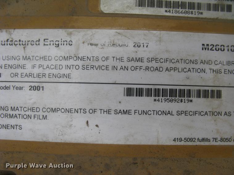 image for item DC2339 2001 Caterpillar 950G wheel loader