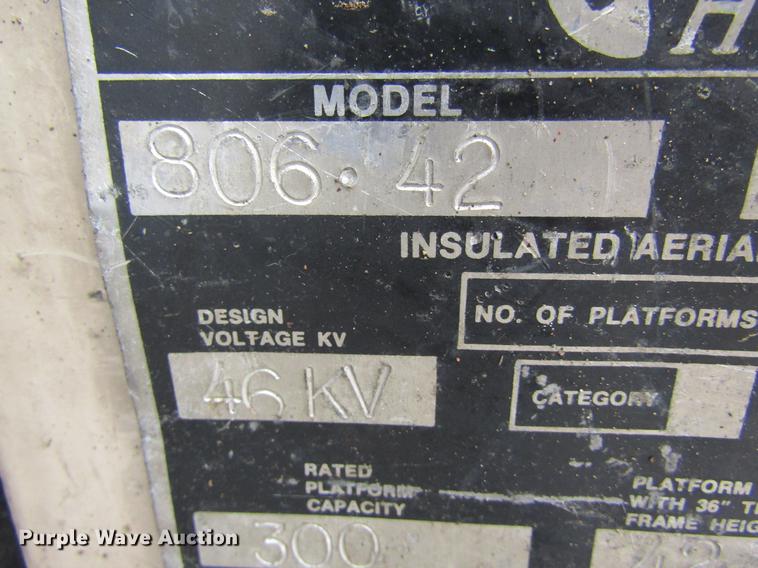 image for item DC4339 1994 International 4900 bucket truck