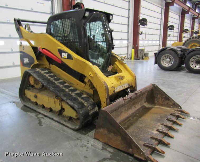 image for item DC4350 2012 Caterpillar 299C skid steer
