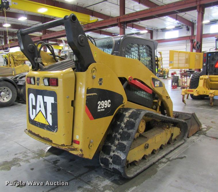 image for item DC4350 2012 Caterpillar 299C skid steer