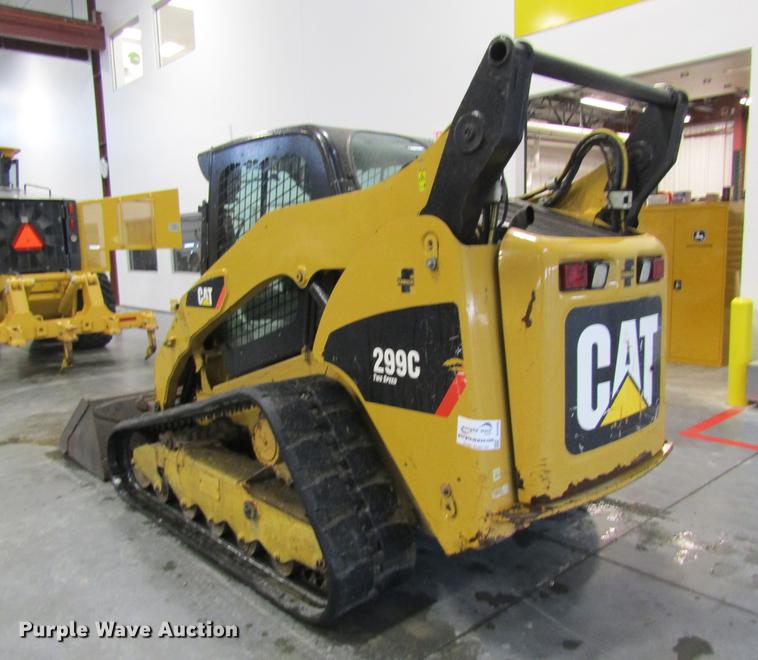 image for item DC4350 2012 Caterpillar 299C skid steer