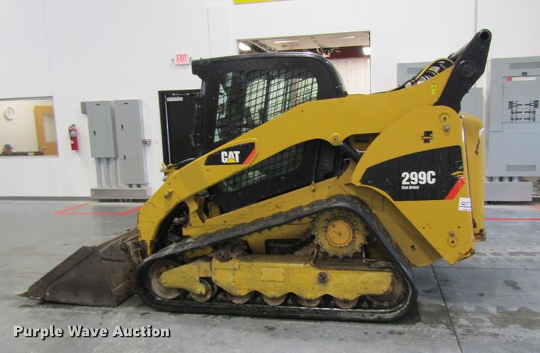 image for item DC4350 2012 Caterpillar 299C skid steer
