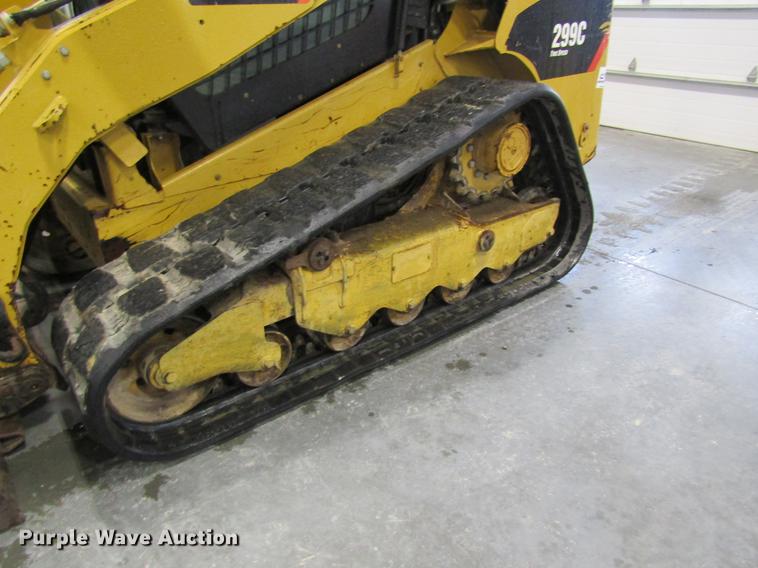 image for item DC4350 2012 Caterpillar 299C skid steer