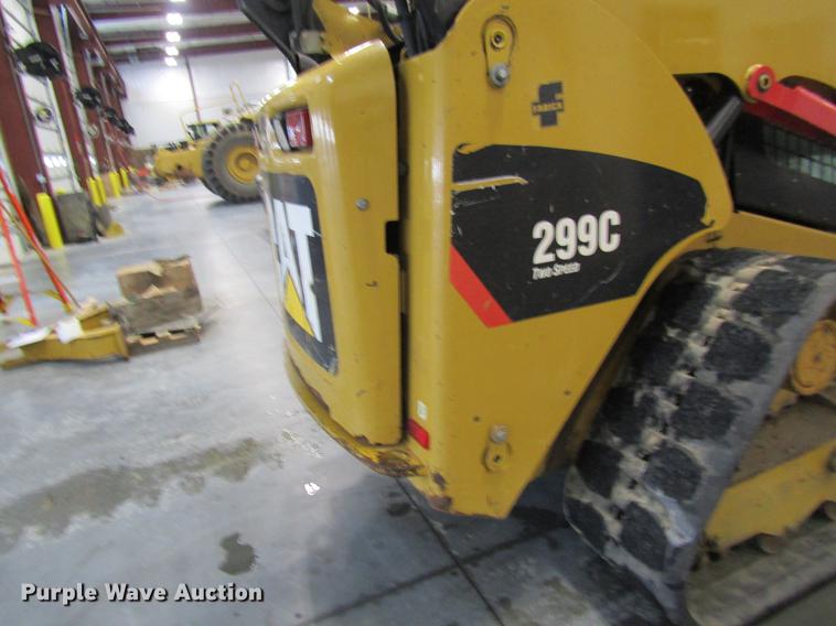 image for item DC4350 2012 Caterpillar 299C skid steer