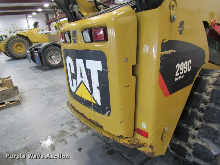 image for item DC4350 2012 Caterpillar 299C skid steer