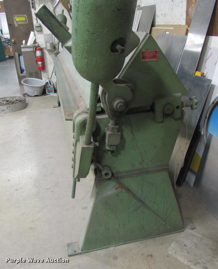 image for item DC4361 Chicago SO-1014 sheet metal brake