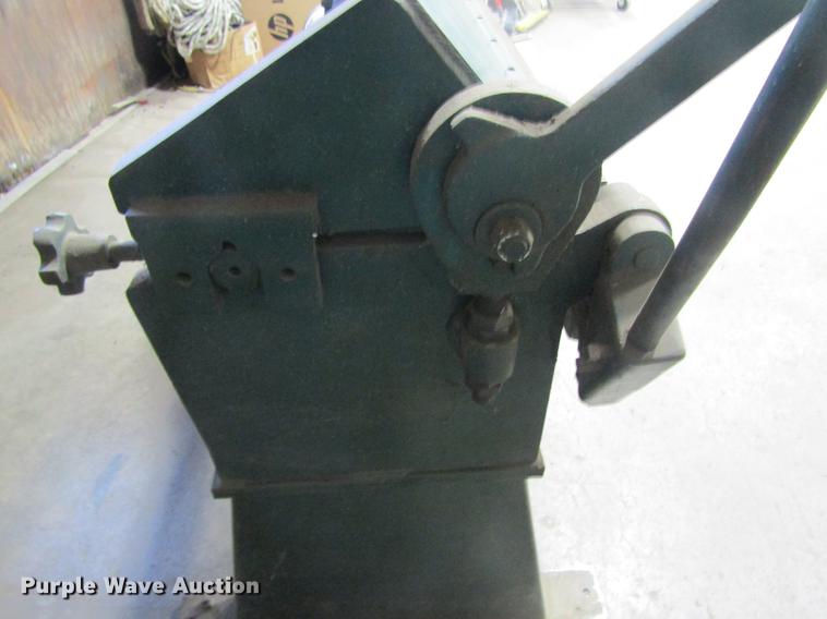 image for item DC4362 Tenn Smith HB97 sheet metal brake