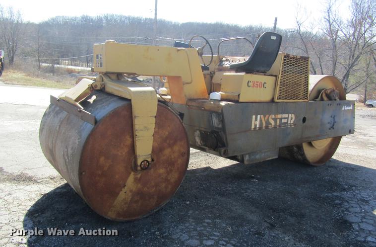 image for item DC4393 1980 Hyster C350C double drum roller
