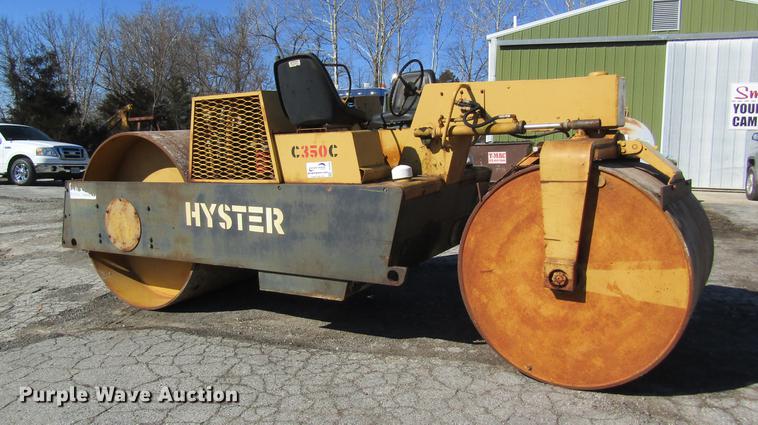 image for item DC4393 1980 Hyster C350C double drum roller