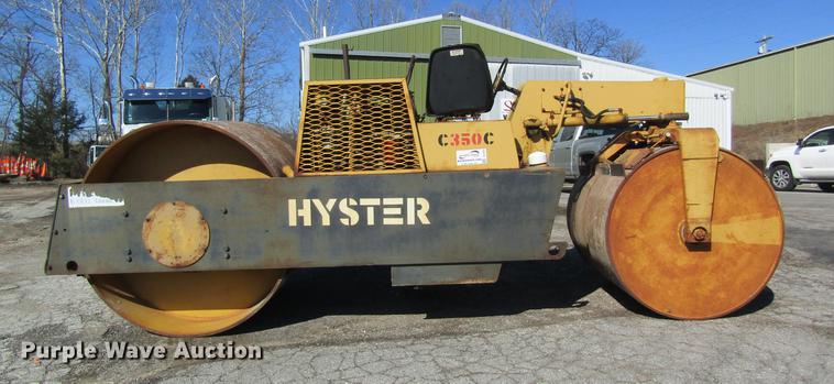 image for item DC4393 1980 Hyster C350C double drum roller