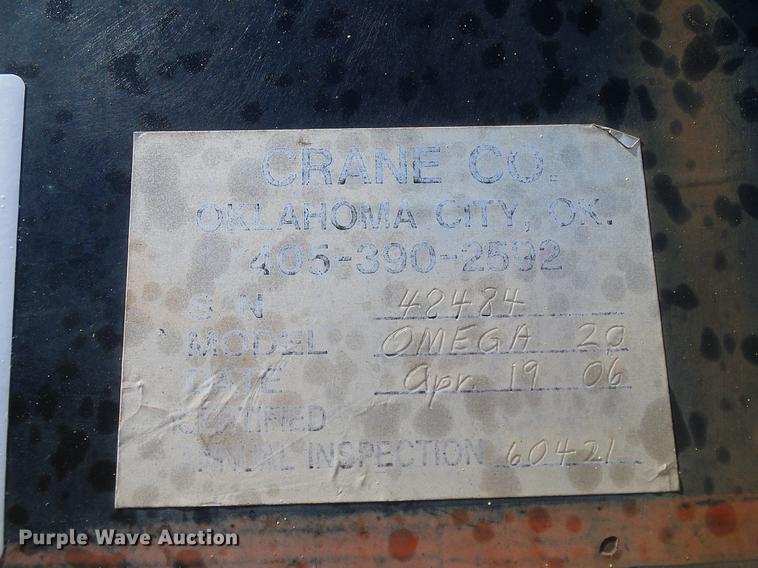 image for item DD1327 1979 Omega 18 crane