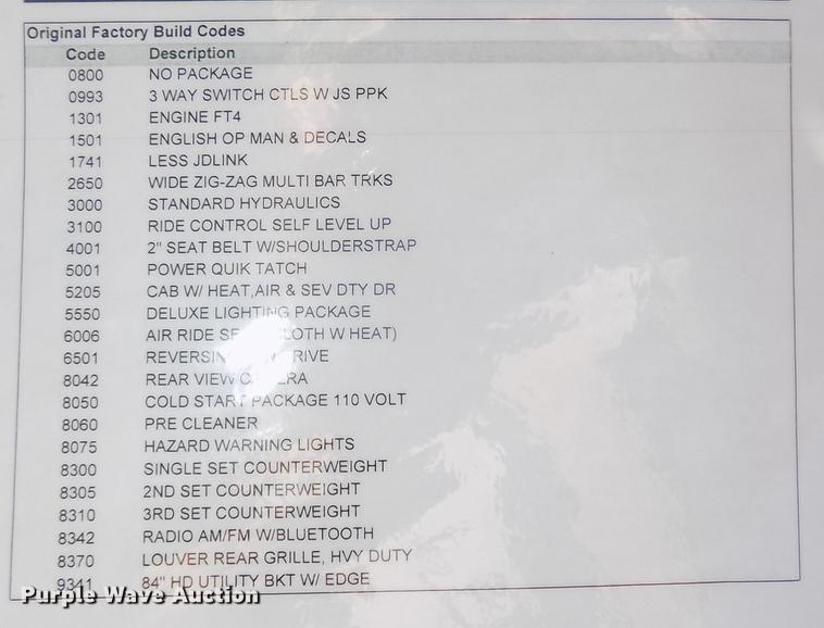 image for item DD2810 2017 John Deere 333G skid steer