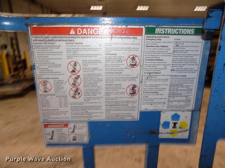 image for item DD2838 Genie 1930 scissor lift