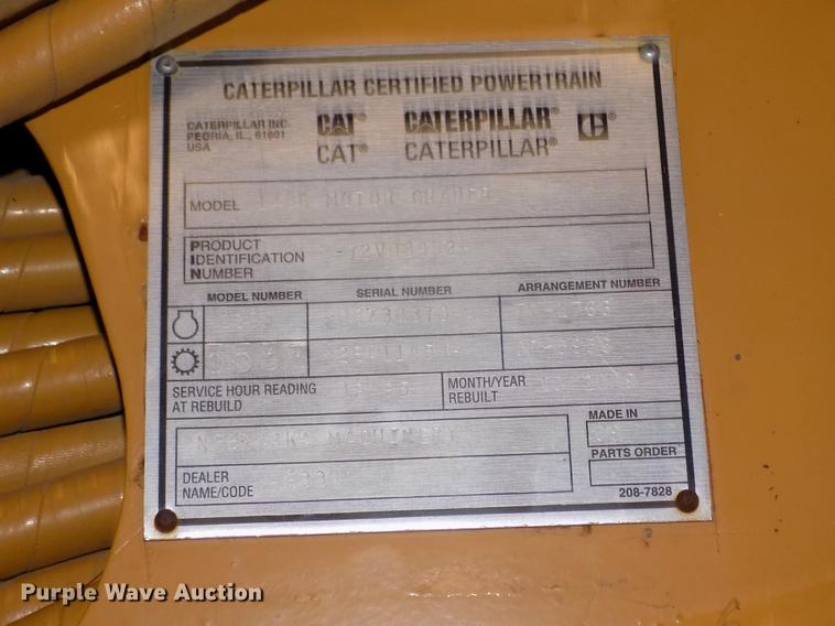 image for item DD2844 1985 Caterpillar 140G motor grader