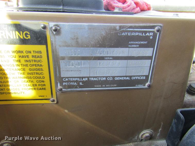 image for item DE3157 1992 Caterpillar 936E wheel loader