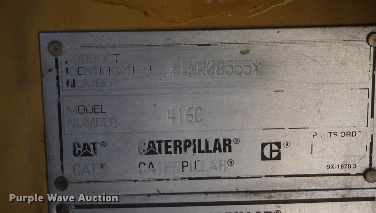 image for item DE3164 1999 Caterpillar 416C IT backhoe