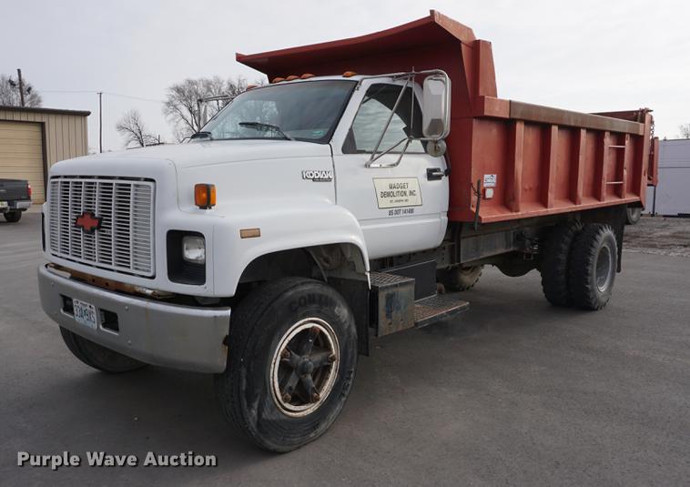 image for item DE3197 1991 Chevrolet Kodiak dump truck