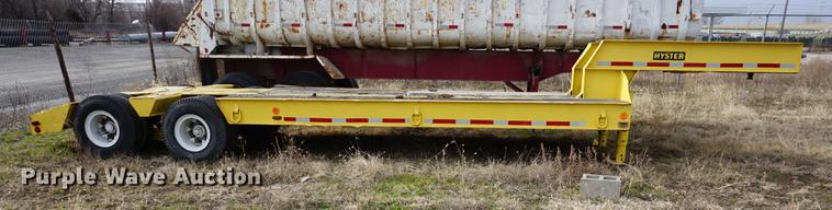image for item DE3198 1969 Hyster C25T equipment trailer