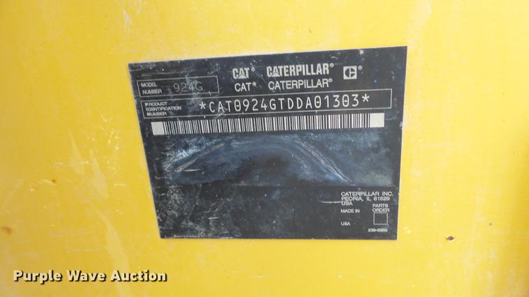 image for item DF4250 2004 Caterpillar 924G wheel loader