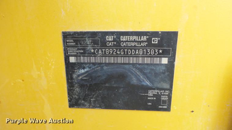 image for item DF4250 2004 Caterpillar 924G wheel loader