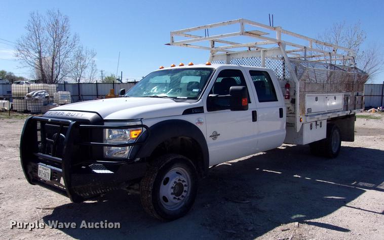 image for item DK9904 2011 Ford F550 Super Duty Crew Cab flatbed truck